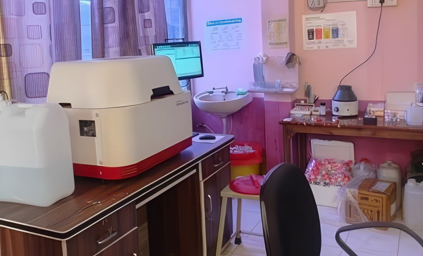 The in-house laboratory